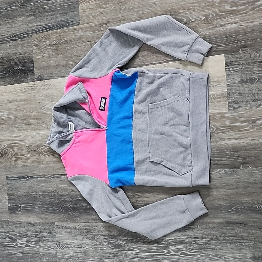 Victoria Secret Pink half zip XS